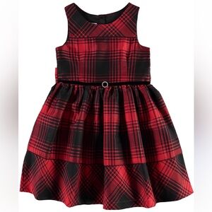 Marmellata Buffalo Plaid Holiday Dress
